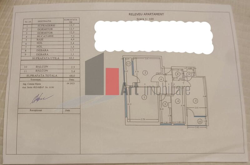 Dimitrie Cantemir, Marasesti, vanzare apartament 3 camere.